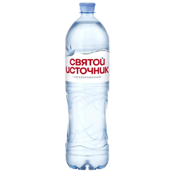 Вода "Святой Источник" 1,5 литра, без газа, пэт, 6 шт. от магазина Одежда+