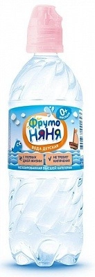 Вода "ФрутоНяня" детская, 0.33 л. негаз., ПЭТ, 12 шт. в уп.