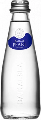 Вода "Baikal Pearl" (Жемчужина Байкала) 0.25 литра негазированная, стекло, 24 шт. в уп.