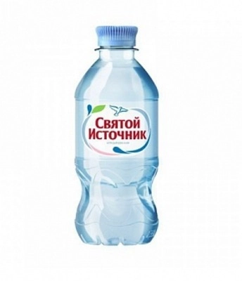 Вода "Святой Источник" 0,33 л., негаз., ПЭТ, 12 шт. в уп.
