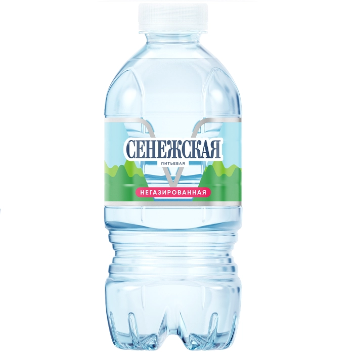 Вода Сенежская 0,33 литра, без газа, пэт, 12 шт. в уп.